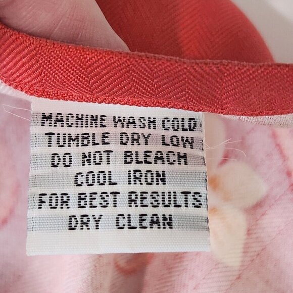 Tommy Bahama Silk Wrap Skirt M Red Hibiscus Floral Mini Hawaiian Lei Aloha Beach - Picture 9 of 9